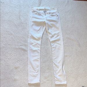 rag & bone Classic White Skinny Jeans